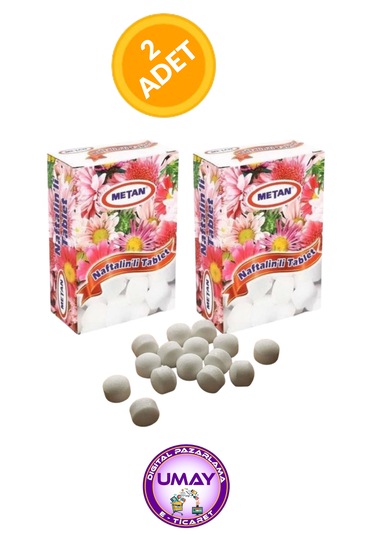 2 Paket Naftalinli Tablet Haşere Kovucu