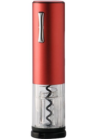 Xiyyadms Şarap Açacağı - Usb Şarjlı, Led Göstergeli, Paslanmaz Çelik Otomatik Mantar Çekme Kırmızı Kırmızı