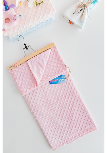 Nohut Desenli Bebek Battaniyesi Çok Renkli