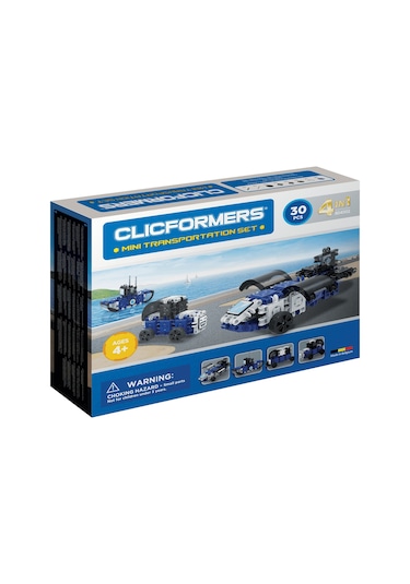 Clicformers Mini Transportation Set - 30 Parça