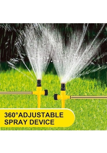Tongxida Çim Ve Bahçe Otomatik Sprey, Sarı 4+4+4 Ekipmanlı, Emzikli Deri Çemberli Sarı