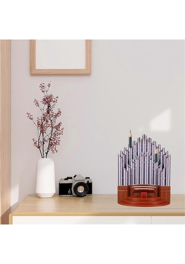 Ganzhoushop Boru Organ Kalem Kalemlik, Komik Kalemlik Masaüstü Dekorasyonu, Boru Organ Şekilli Masaüstü Kalemlik