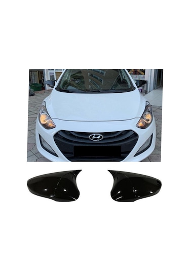 Hyundai İ30 2012 Yarasa Ayna Kapağı - abs Plastik - Parlak Siyah
