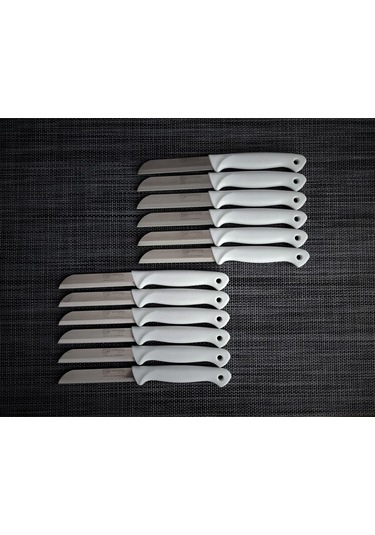 Solingen Beyaz Simli Meyve Bıçağı 12'li