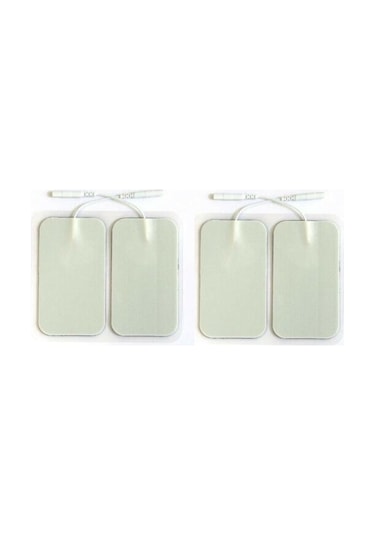 Fizyopol 5 x 9 CM Kablolu Dikdörtgen Tens Pedi 4'lü