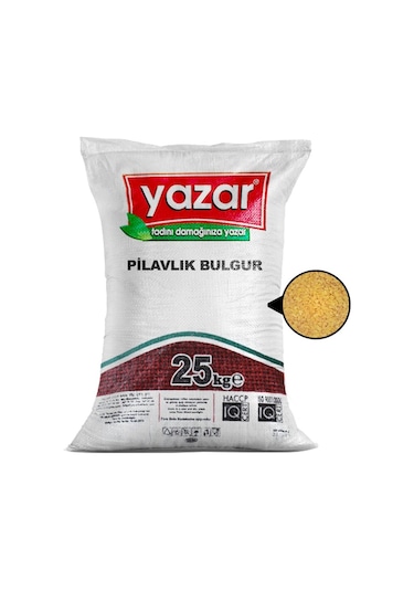 Yazar Pilavlık Bulgur 25 KG