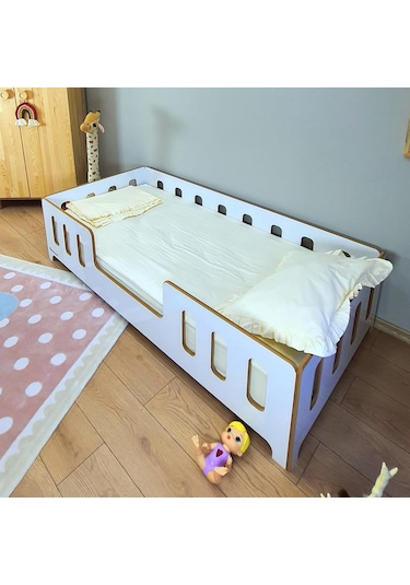 Markaawm Markaawm Montessori Çocuk Yatak Mdf Bebek Karyola Akçaağaç Markaawm Markaawm Montessori Çocuk Yatak Mdf Bebek Karyola Akçaağaç