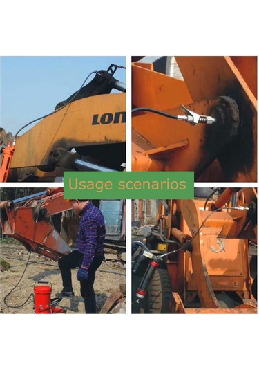 Vkemall Çift Kollü Kilitleme Tipi Yağ Enjeksiyonu Ucu - Tüm Tip Yağ Silindirleriyle Uyumlu, Sızıntısız Kullanim