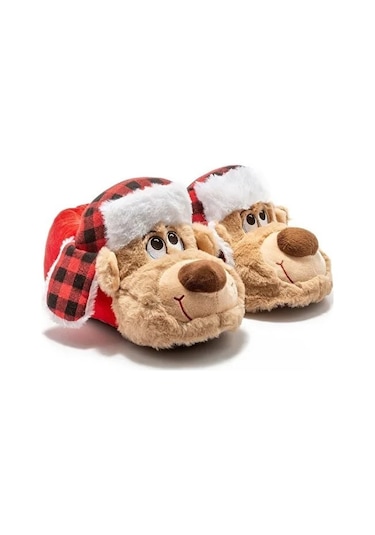 Twigy Goldi Kadın,garson Boy Hayvanlı Panduf Bej 36/41 Bej