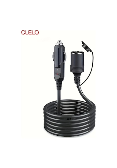 Dashanshop Clelo Ağır Hizmet Oto Çekme Kablosu 138 İnç 12v 24v Led Sigortalı Saf Bakır