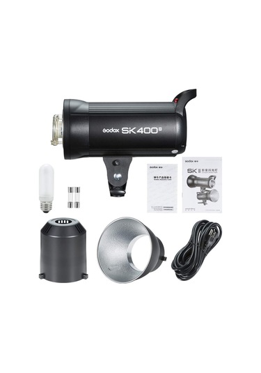 Godox SK400 II W/S 3'lü Paraflaş Set + Seyyar Fon Perde 3x6 Metre