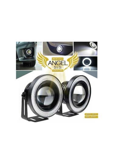 Angel Sis Farı 76mm Beyaz Universal Mercekli Sis
