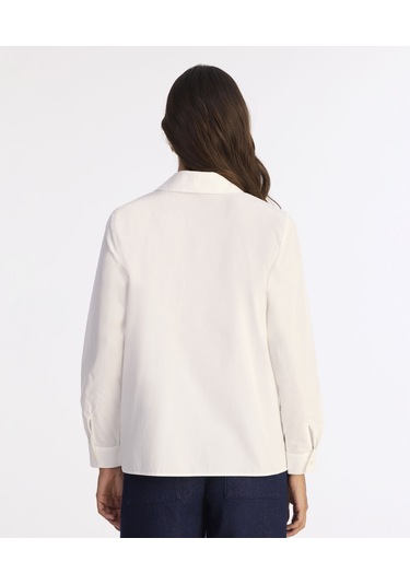 Yargıcı Regular Gömlek Yaka Uzun Kol Gömlek 25kkgm6016x 002 Beyaz