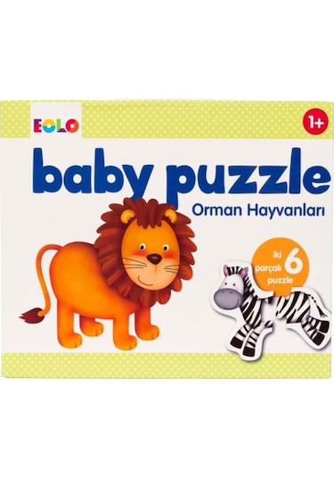 +1 Yaş 4'Lü Baby Puzzle Seti (Eolo Yayınları)