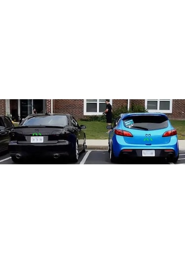 Dk Tuning Batman 2 3 5 6 Cx Miata Mat Siyah Logo Mazda İle Uyumlu