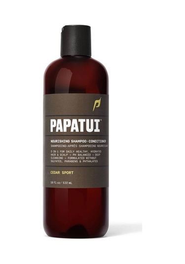 Papatui Cedar Sport Besleyici 2'si 1 Arada Şampuan + Saç Kremi 532ml Tüm Saçlar