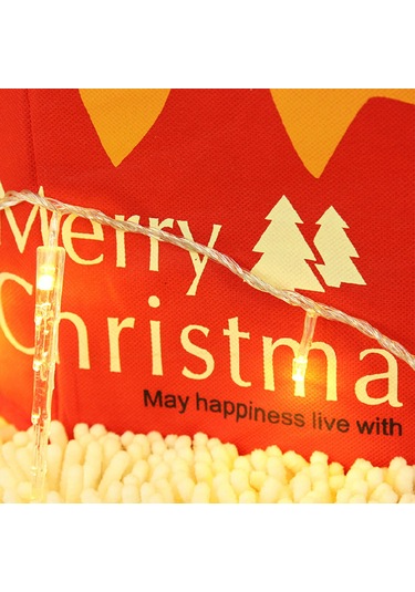 Suofeng Kumaş Noel Ağacı Taban Tutucu 30x36cm - Katlanabilir Noel Gövde Dekorasyon Kutusu, Ev/restoran İçin Sevimli Desenli Noel Dekoru Diğer