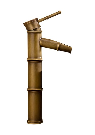 Dinosaurs F Fityle Pirinç Banyo Lavabo Bataryası - Bronz Altın