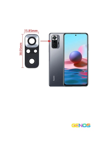 Xiaomi Redmi Note 10 Pro Uyumlu Arka Kamera Camı Kamera Camı Lensi
