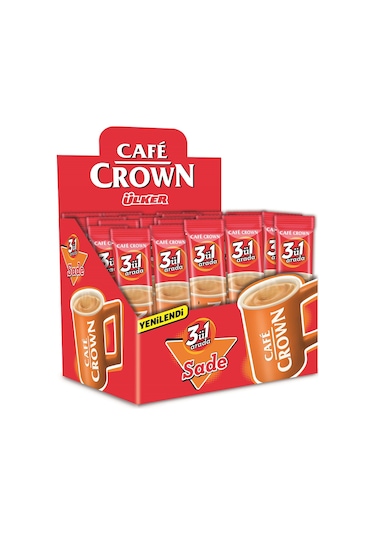 CAFE CROWN 3Ü1 SADE 17,5GR  x320 ADET