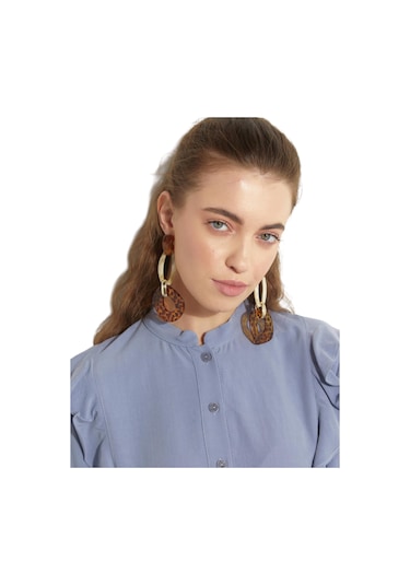Kayra Farbalalı Katlı Elbise Kay.vv-a23-93005 Mavi