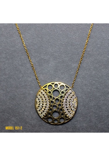 Osmanlı Motif Yuvarlak Kolye (407365484)