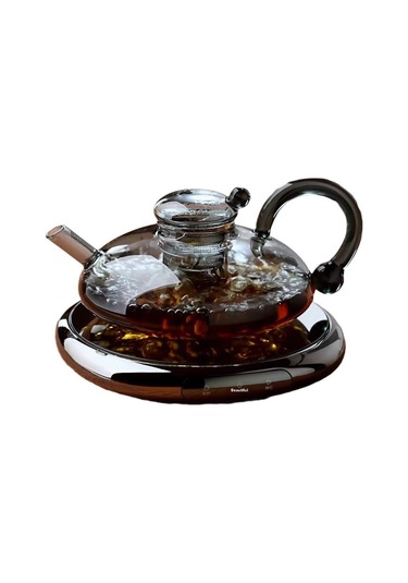 Geekyou Yüksek Kaliteli Isı Dayanıklı Cam Fincan Seti, Ofis Ve Salon İçin El Yapımı Çay/kahve Fincanı, Modern Gelişmiş Tasarım Kum Rengi Fare Kuyruğu Bardak Çok Renkli