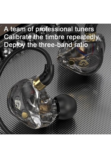 Profesyonel Kulaklık Düşük Gecikme Düğmesi Kontrolü Müzik Dinleme