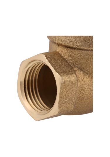 Kosona Brass Tek Yönlü Akış Kontrol Valfi Dn15, 232psı Su Uygulamaları İçin, 1/2bsp Dahili Dişli, Kolay Kurulum Ok İşaretli