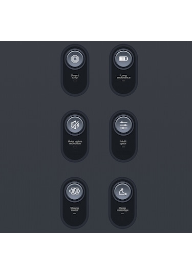 Xindoker Kas Geliştirici Masaj Aleti - 6 Hızlı Titreşimli, 4 Değiştirilebilir Uç, 1200mah Pil Ve Usb-c Şarj Kablosu Şarj Aleti Yok - Kırmızı Kırmızı