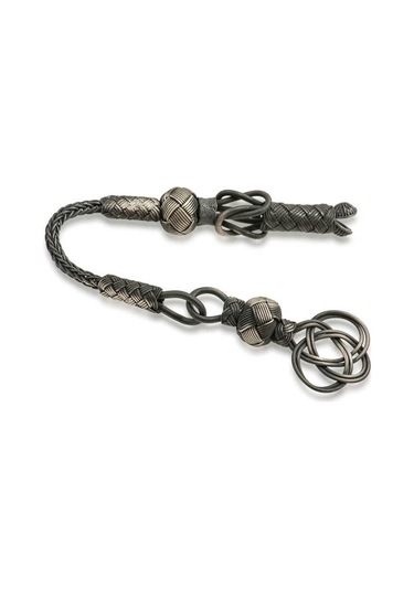 Gümüş Trabzon Örmesi Kazaz Tesbih Püskülü Sl12623 Gümüş