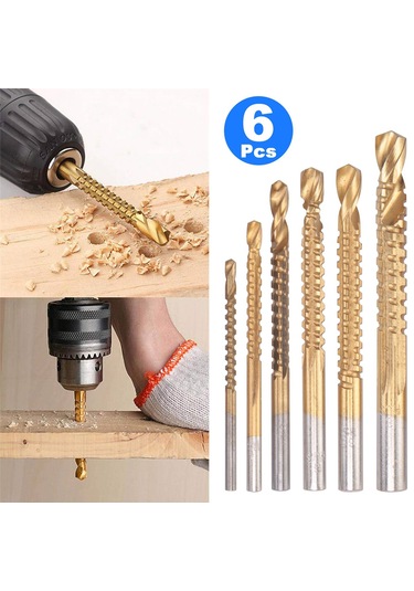 Adet Hss Freze Matkap Seti Ahşap Matkap Uçları Ahşap Metal İçin Matkap Seti K075