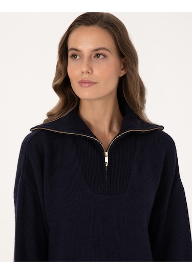 Pierre Cardin Kadın Lacivert Kazak /triko 50317121-vr033 Lacivert