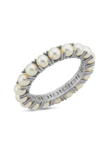 4,5 Mm Tamtur Doğal İnci Yüzük Beyaz