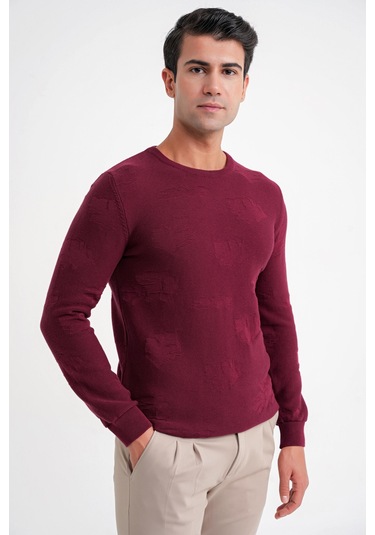 Tr 884 Triko Comfort Bordo Bordo