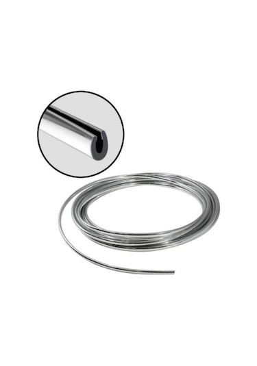 18 Mm 10 Metre 3d Paslanmaz Dekoratif Krom Çıta