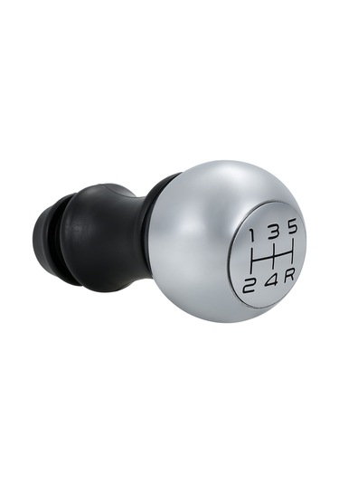 Kangvka Peugeot İçin Manuel 5 Vitesli Krom Kaplama Vites Çubuğu Kafa 307, 308, 408, 2008, 206, 207, 208, 301, 3008 Uyumlu Gümüş