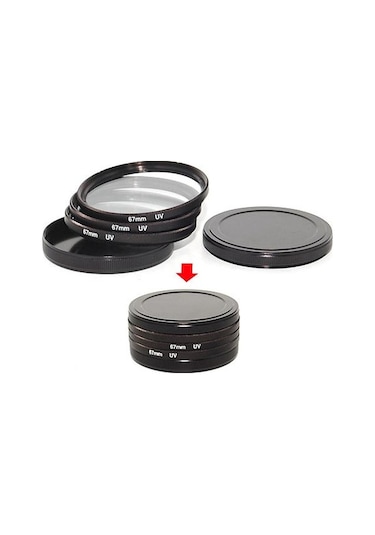 52Mm Filtre Muhafaza Kabı Filter Stack Cap