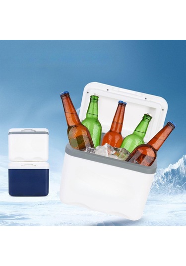 Dolıty Yalıtımlı Soğutucu Kutu Çok Yönlü Hava Koyu-mavi Koyu Mavi