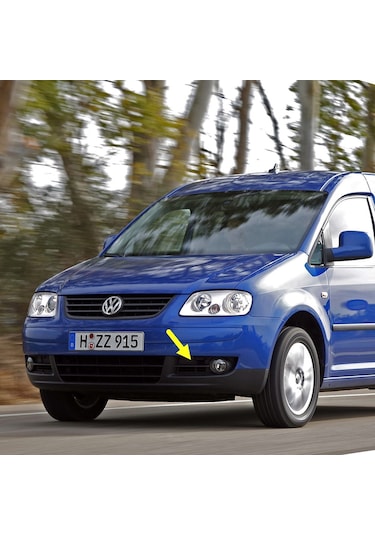 VW Caddy Life 2004-10 Ön Tampon Sol Sis Farı Çerçevesi 1T0853665A