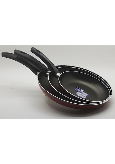 Mehtap 3 Lü Teflon Tava Seti 18+22+26 Cm 001