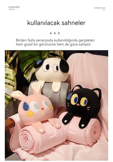 Şekerleme Battaniyesi Öğrenci Atma Battaniyesi Şal-beyaz