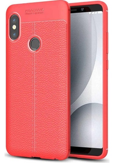 Xiaomi Redmi Note 5 Pro Kılıf Zore Niss Deri Desenli Silikon (516276116)