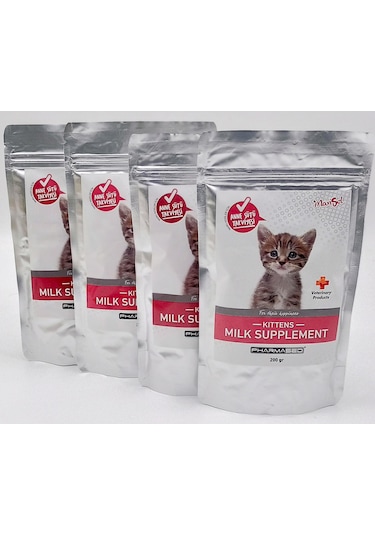 MAXİSOL Yavru Kedi Süt Tozu 200 GR  4 Adet