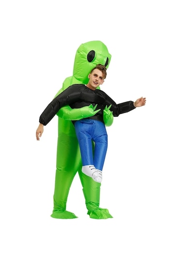 Jl Yetişkin İçin Şişme Kostüm, Alien Cadılar Bayramı Şişme