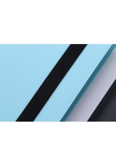 3 İnç Elastik Düz Renkli Fotoğraf Albümü Büyük Kapasiteli Fotoğraf Yıldızı Kartı Depolama Kitabı, Dahili Kağıt Sayfa Sayısı: 3 İnç 288 Buz Mavisi