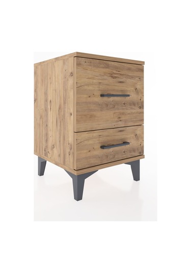 Hyperion Komodin 2 Çekmeceli 44x44x64 Çam-çam Atlas Çam