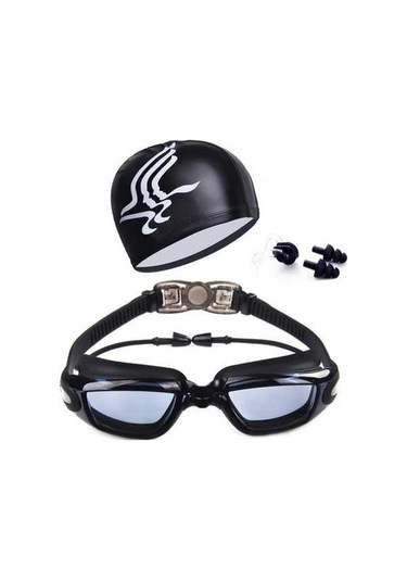 Artfulabode Yüzme Yüzme Yüksek Su Sones Siyah Sis Şapkalı Gözlüğü Geçirmez, Geçirmez, Çözünürlüklü Jb Çok Renkli