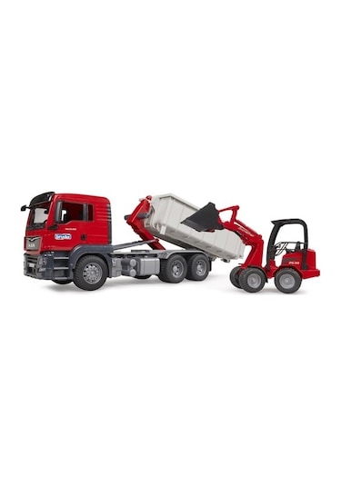 Bruder Man Tgs Damperli Kamyon & Schaffer Yükleyici BR03767
