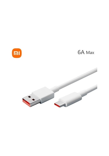 Xiaomi Turbo Şarjı Destekleyen 6A Type-C Usb Şarj Kablosu